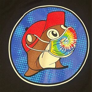 Buc-ee's T-Shirt Mens 3XL Black Say It! Don't Spray It! Masked Beaver